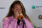 (SP)FRANCE PARIS TENNIS FRENCH OPEN WOMEN'S SINGLES 1ST ROUND PRESS CONFERENCE