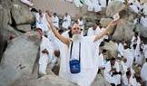 Muslim pilgrims gather at Mount of Mercy on the plain of Arafat during the annual hajj pilgrimage, outside the holy city of Mecca