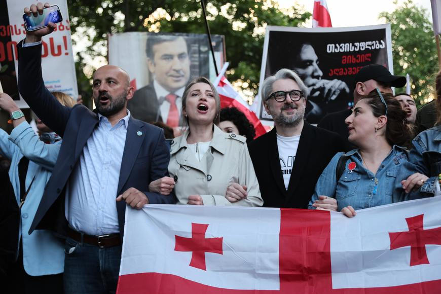 Den nezávislosti oslavili Gruzínci masivními protesty proti vládě