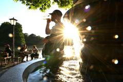 Beer garden weather in Munich