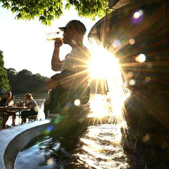 Beer garden weather in Munich
