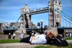 Summer weather in London