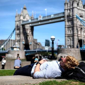 Summer weather in London