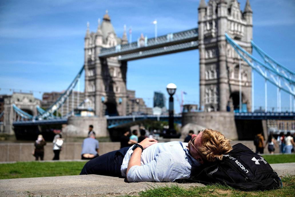 Summer weather in London