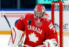 Jet Greaves v zápase MS 2026 Kanada - USA