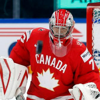 Jet Greaves v zápase MS 2026 Kanada - USA