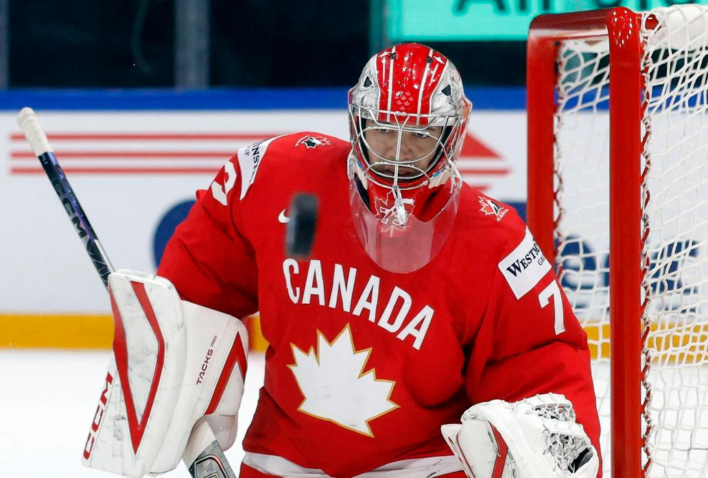 Jet Greaves v zápase MS 2026 Kanada - USA