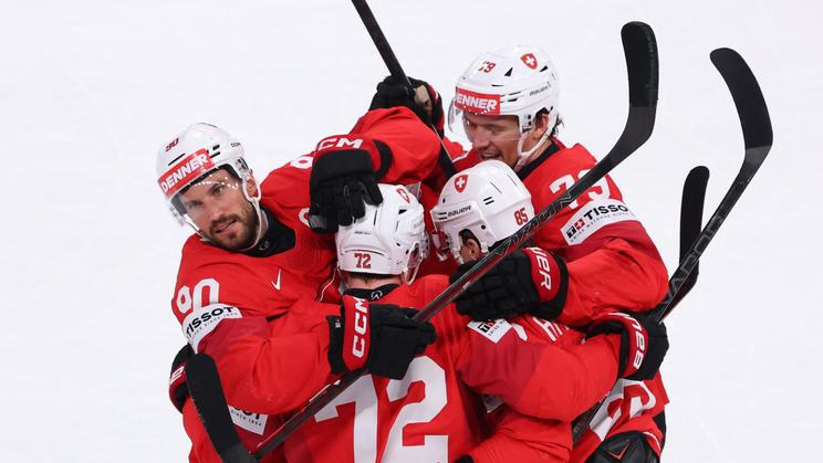 IIHF World Championships - Quarter Final - Switzerland v Sweden