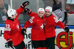 IIHF World Championships - Quarter Final - Switzerland v Sweden