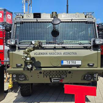 Vojenská hasičská jednotka bude používat model Force CAS 30 6x6.