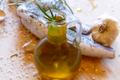 Fresh,Fish,And,Olive,Oil,In,The,Bottle,With,Herbs