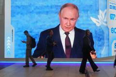 Vladimir Putin na ekonomickém fóru