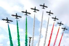 Military parade on the Republic Day in Rome