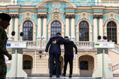 NATO Secretary General Mark Rutte and Ukrainian President Volodymyr Zelenskiy in Kyiv