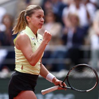 Maja Chwaliňská ve finále French Open 2026