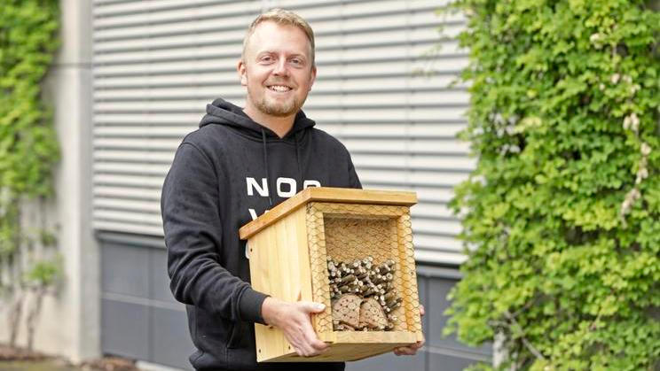Michal Řeřicha, Fakulta životního prostředí ČZU, domky pro hmyz, aktuálně.cz
