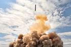 A test launch of the Sarmat intercontinental ballistic missile