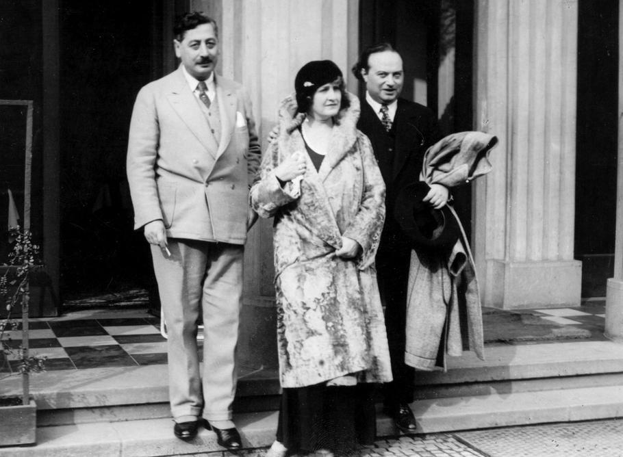 Franz WERFEL , manželka Alma , Šalom AŠ