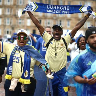Fanoušci fotbalistů Curacaa
