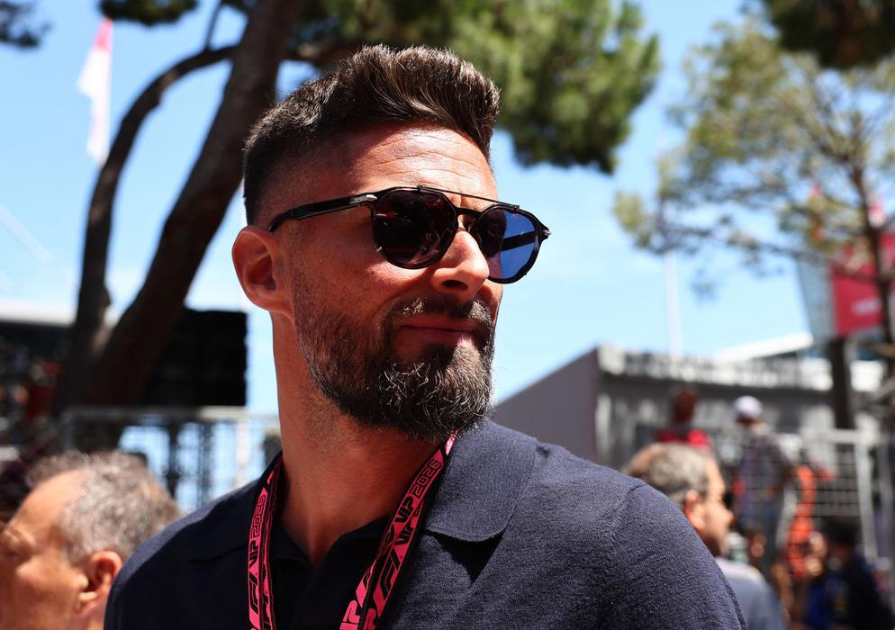 Velká cena Monaka F1 2026: fotbalista Olivier Giroud
