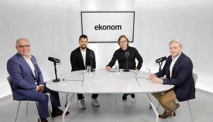 Debata magazín Ekonom, ZL: :Erik Štefanovič, jednatel DELTA Group CZ,  Peter Surovič, předseda představenstva PSG Construction a.s., Ing. arch. Adam Rujbr, moderátor Petr Kain