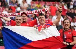 Čeští fanoušci v zápase MS 2026 Česko - Korea