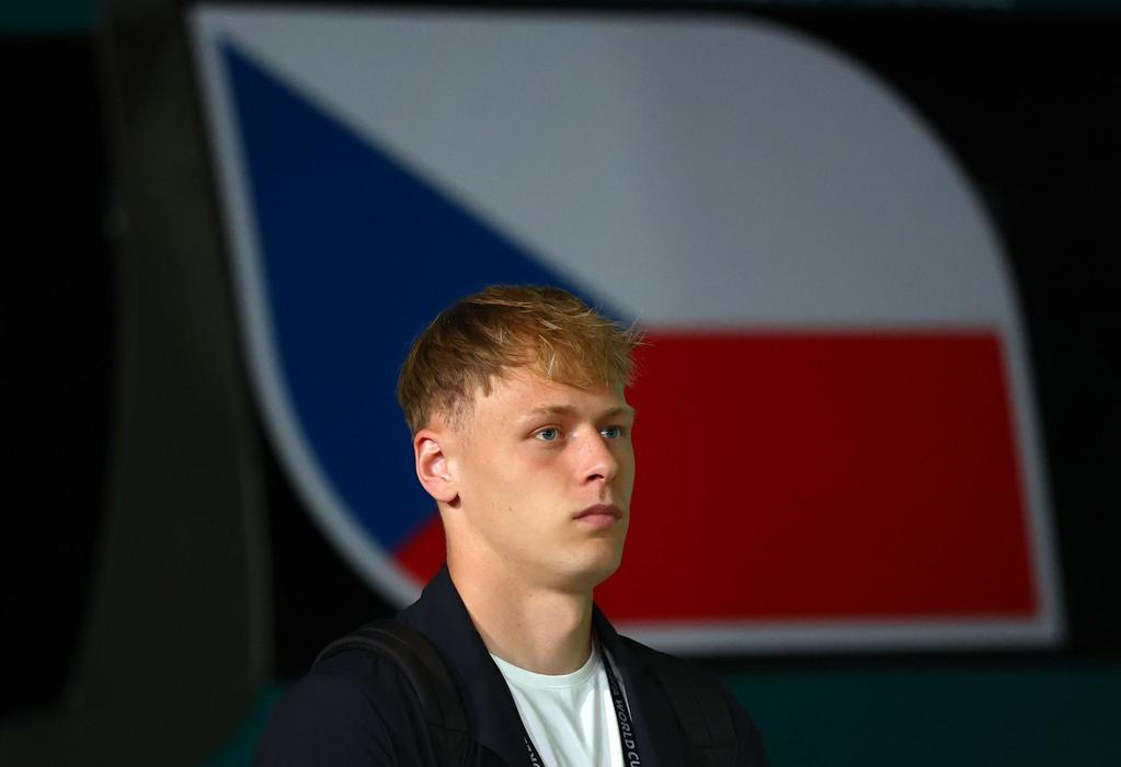Lukáš Horníček před zápasem MS 2026 Česko - Korea