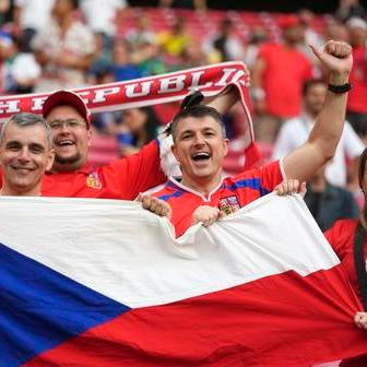 Čeští fanoušci v zápase MS 2026 Česko - Korea