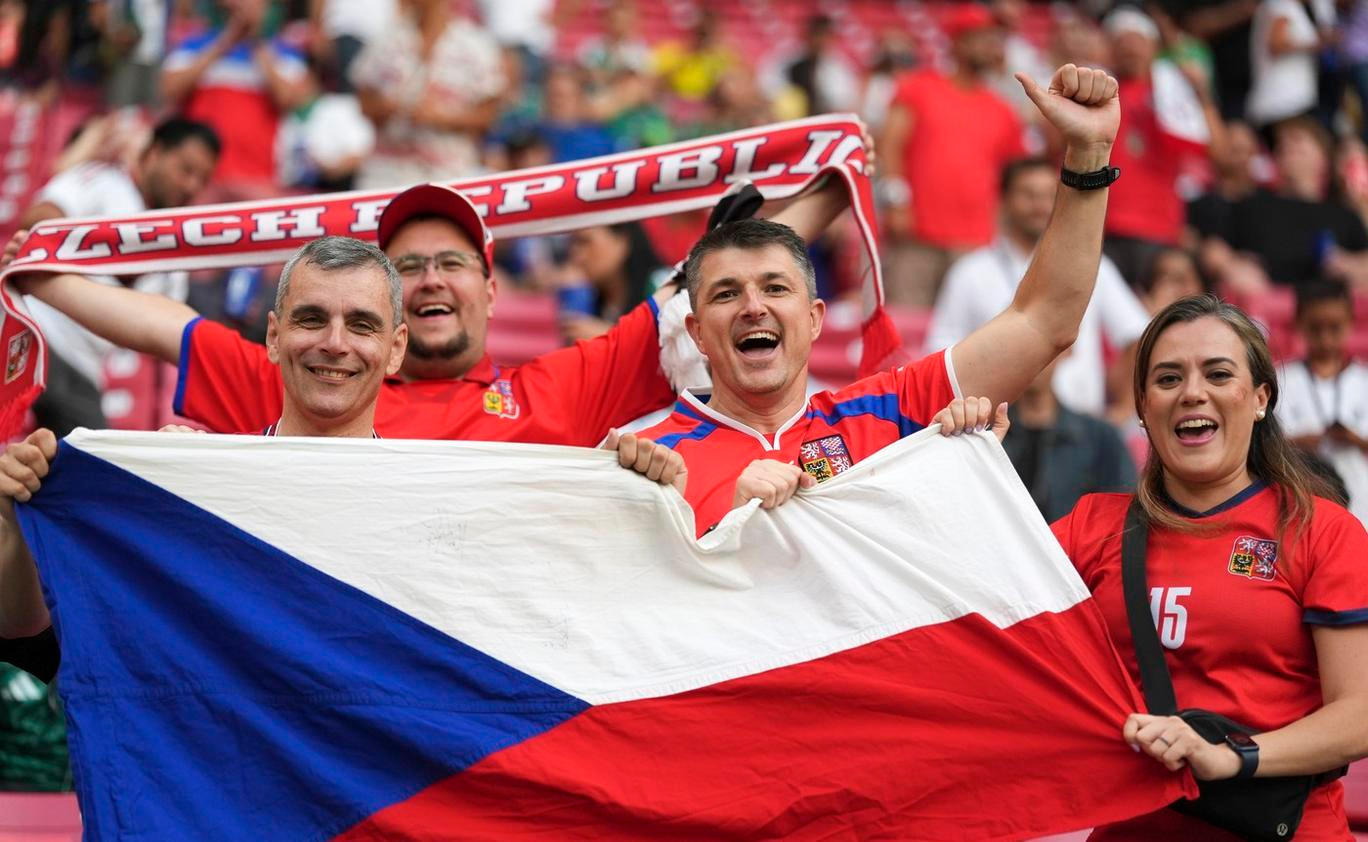 Čeští fanoušci v zápase MS 2026 Česko - Korea