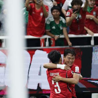 Korejci slaví vítězný gól v zápase MS 2026 Česko - Korea.
