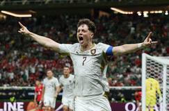 Ladislav Krejčí slaví gól v zápase MS 2026 Česko - Korea.