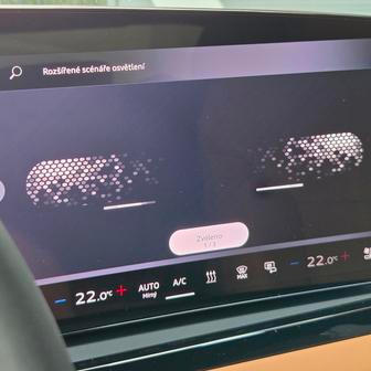 Digitální přední Matrix LED světla umí promítat hned několik animací.