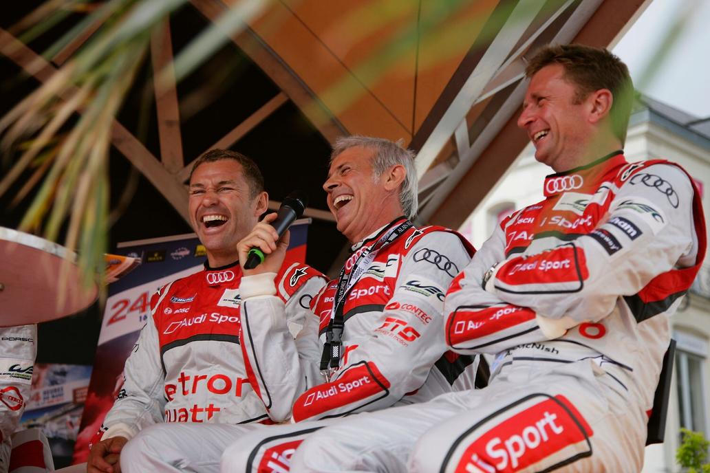 Tom Kristensen, Dindo Capello, Allan McNish v Le Mans 2012