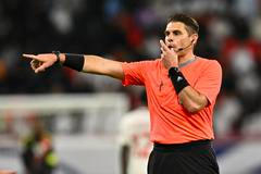 2026 FIFA World Cup, WM, Weltmeisterschaft, Fussball QUALIFIER -QATAR VS UNITED ARAB EMIRATES Australian referee Shaun E