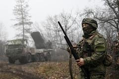 Russia Ukraine Military Operation Uragan Artillery Unit