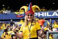 Philadelphia, Pennsylvania, USA. 15th June, 2026. Fans of Ecuador team attend group stage game between Ecuador and Cote d'Ivoire during FIFA World Cup 2026 at Philadelphia stadium in Philadelphia, PA, USA on June 13, 2026, Côte d'Ivoire won 1 - 0. Credit: