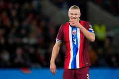 Erling Haaland v dresu norské reprezentace