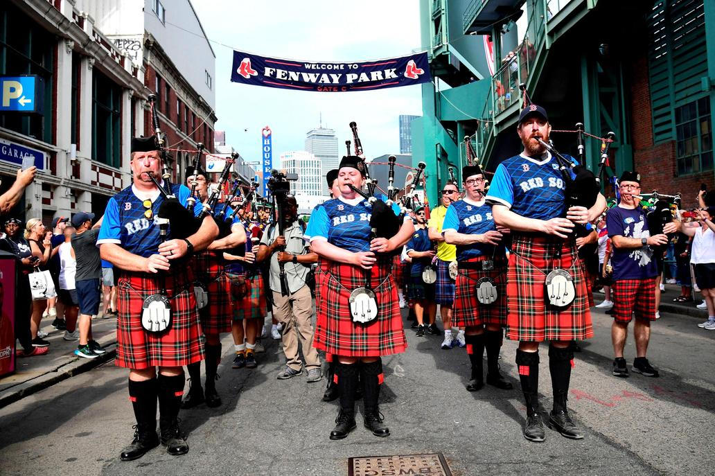FIFA World Cup 2026 - Scotland's Tartan Army march to Boston's Fenway Park baseball stadium