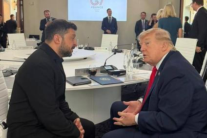 „Je vždy důležité sladit naše postoje," poznamenal Zelenskyj v příspěvku na sociální síti X.