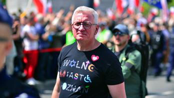 Warsaw, Poland. 25.05.2025. The Great March of Patriots by Rafal Trzaskowski. Hundreds of thousands march to show support for democracy. March