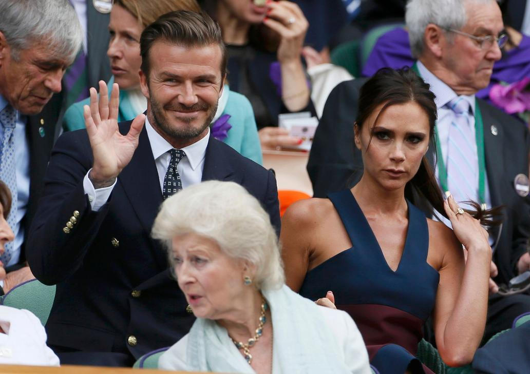 Victoria Beckham a David David Beckham a Victoria