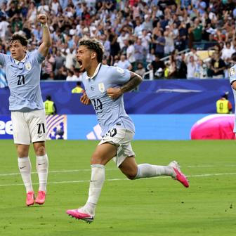 Radost Uruguayců v zápase proti Saúdské Arábii na MS 2026