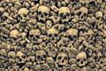 Wall,Of,Human,Skulls,And,Bones
