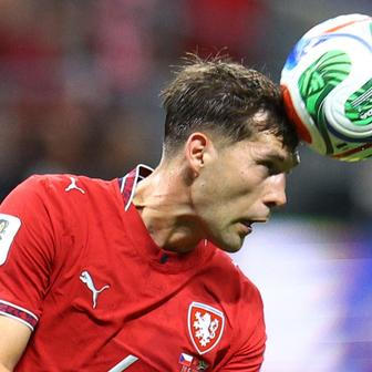 Robin Hranáč v zápase Česko - JAR na MS 2026