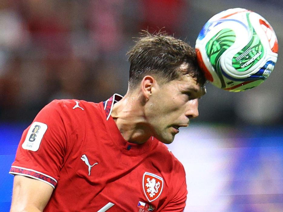 Robin Hranáč v zápase Česko - JAR na MS 2026