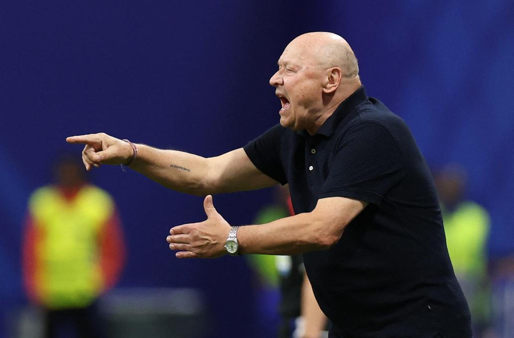 Miroslav Koubek v zápase Česko - JAR na MS 2026