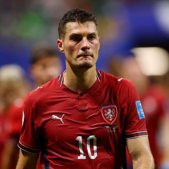 Český útočník Patrik Schick po prohře s JAR na fotbalovém MS 2026