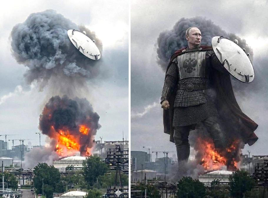Ruský prezident se stal oblíbeným terčem internetové satiry.