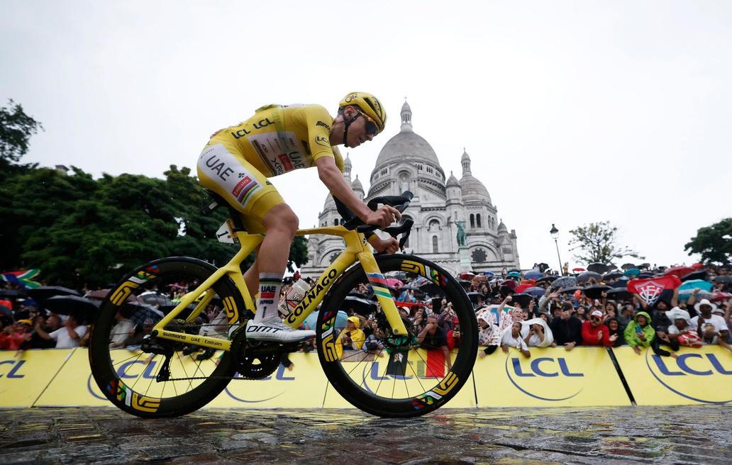 Tadej Pogačar na Tour de France 2025