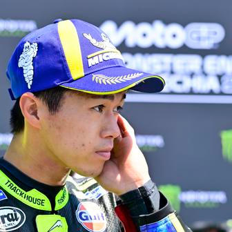 Vítěz kvalifikace Velké ceny České republiky MotoGP Ai Ogura z Trackhouse MotoGP Teamu